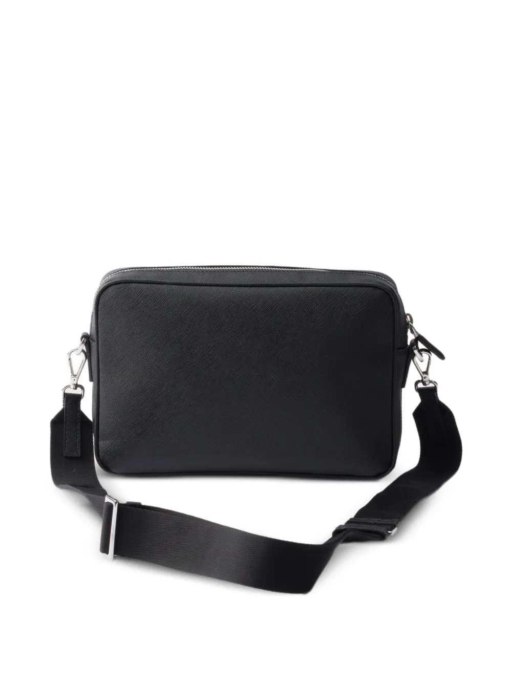 Prada Leren schoudertas Zwart