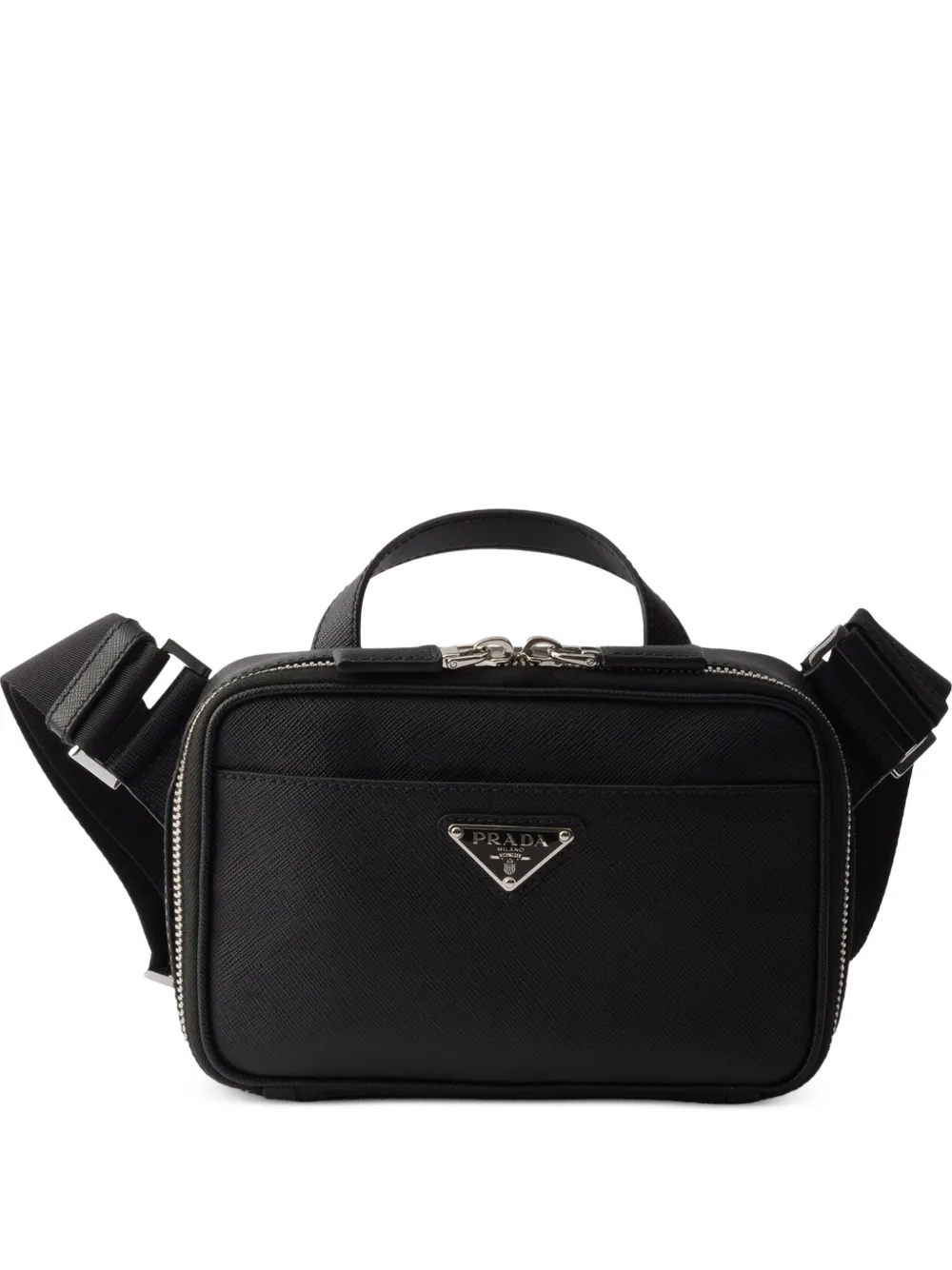 Prada Saffiano-leather shoulder bag - Nero