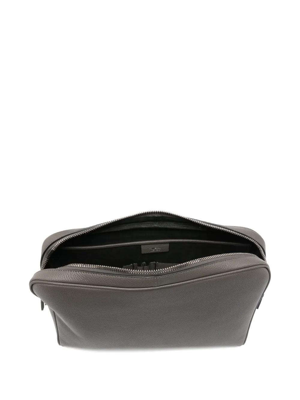 TOM FORD Leren toilettas Grijs