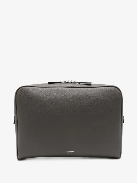 TOM FORD grained leather wash bag