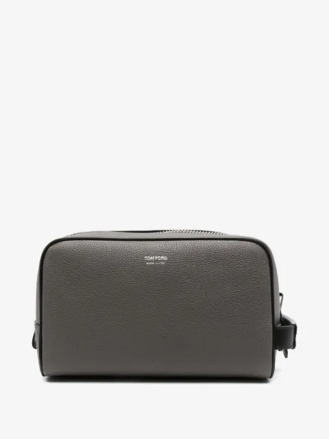 TOM FORD grained leather wash bag