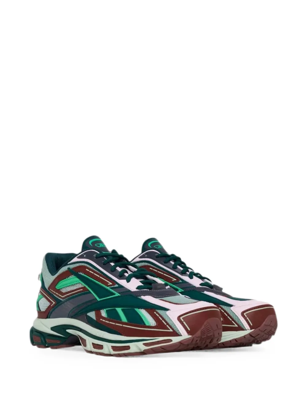 Reebok Premier Road Ultra LTD panelled sneakers Groen