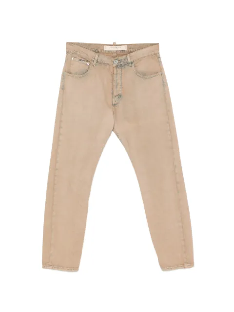 YES LONDON faded straight-leg jeans