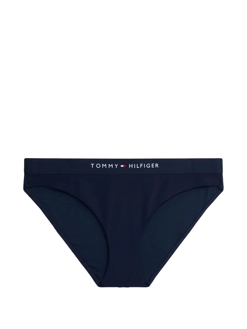 Tommy Hilfiger logo-waistband bikini bottoms - Blau