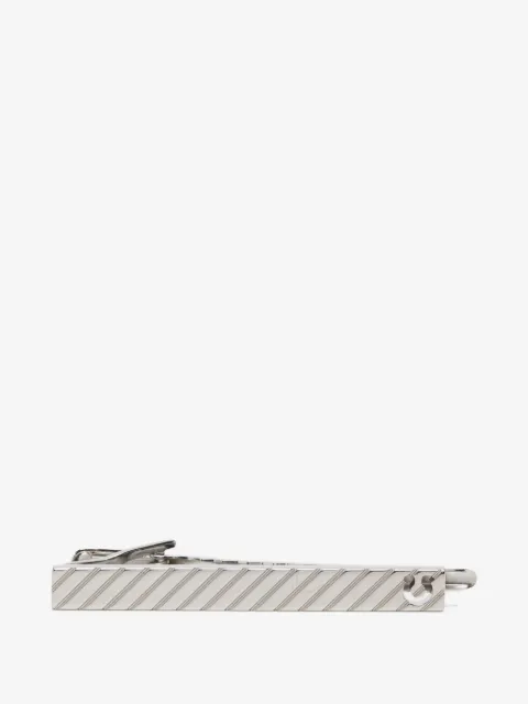 Ferragamo logo-engraved tie clip