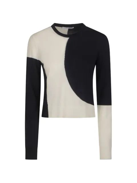 Max Mara colour-block long-sleeve sweater