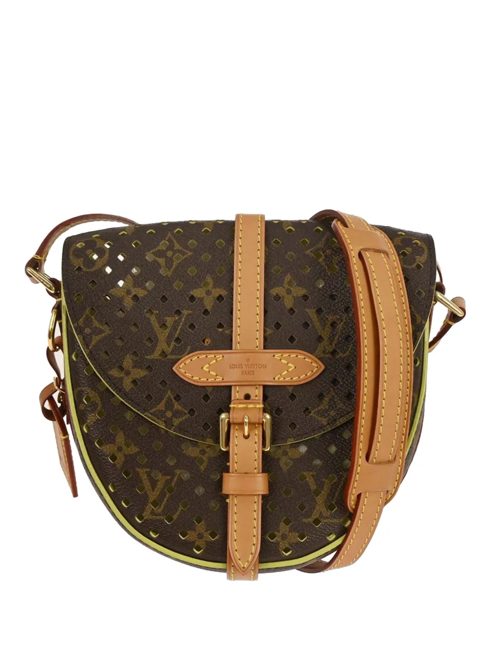 Louis Vuitton Pre-Owned 2011 Monogram Perfo Chantilly PM shoulder bag - Marrone