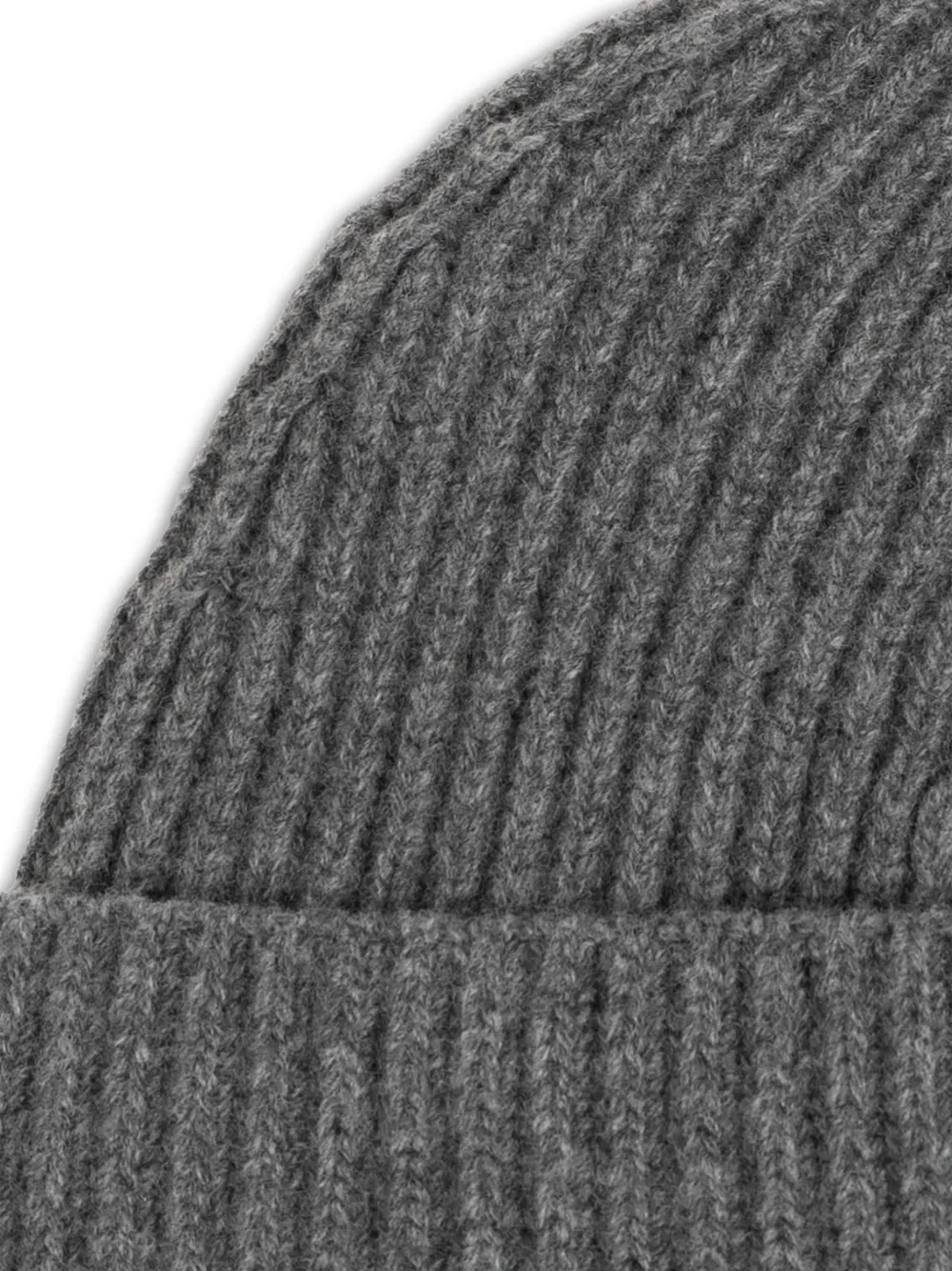 Jil Sander Ribgebreide muts Grijs