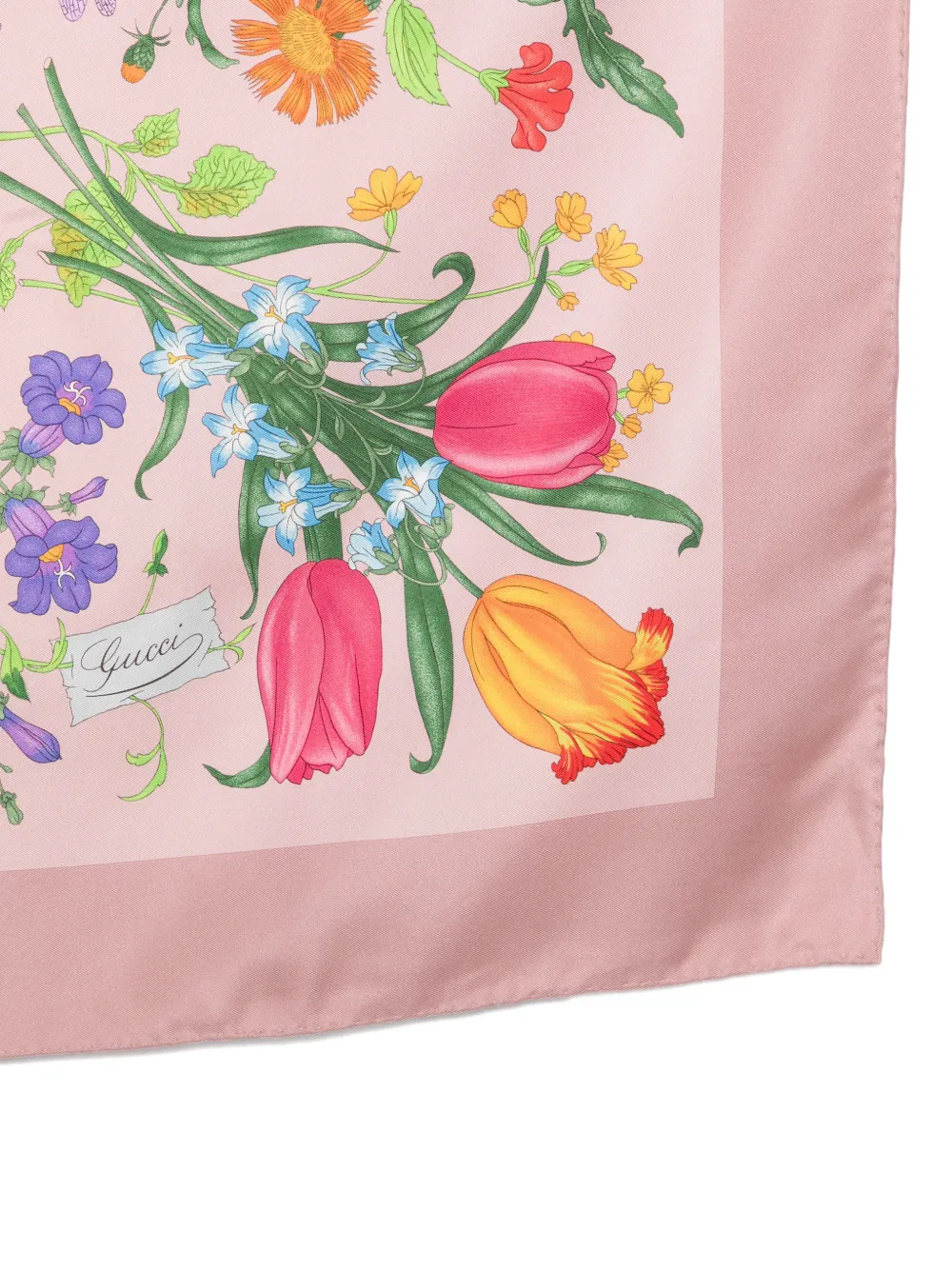 Gucci Zijden sjaal Roze
