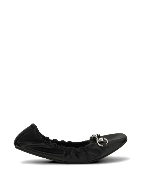 Gucci Prima leather ballet flats