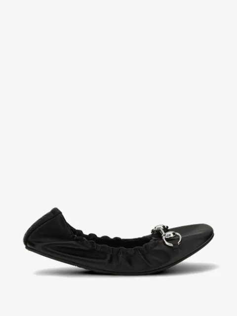 Gucci Prima leather ballet flats