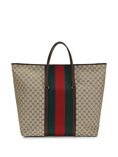 Gucci GG Web-stripe tote bag