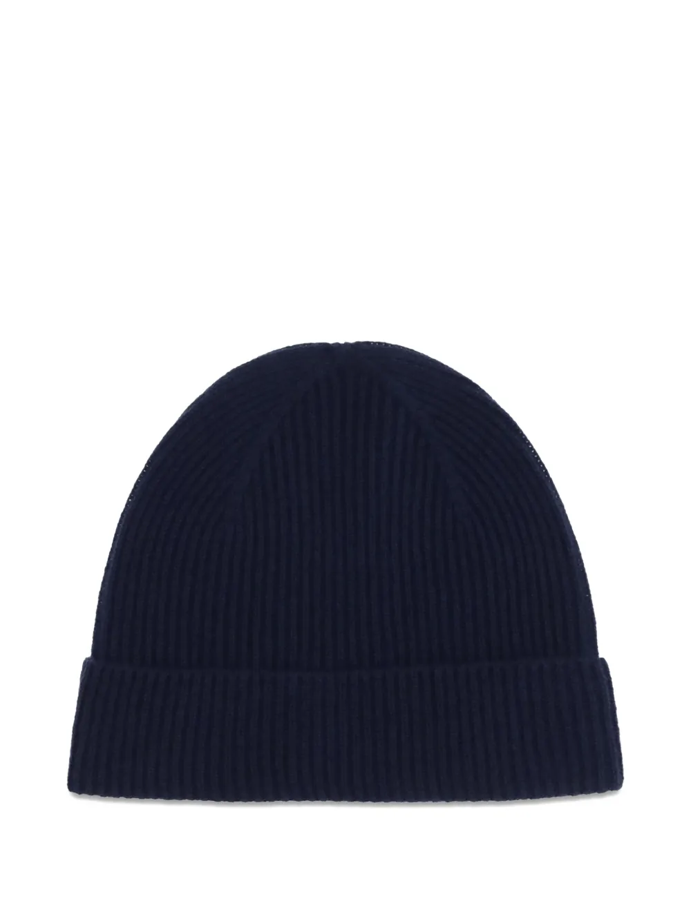 Kiton Ribgebreide muts Blauw