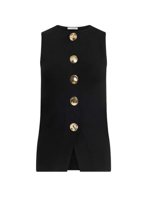 Altuzarra Happer button-up sleeveless top