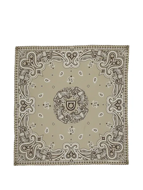 Ferragamo Gancini paisley-print scarf