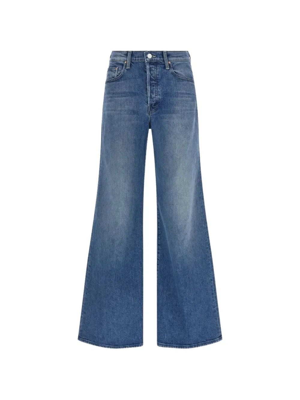 MOTHER The Tomcat Roller Sneak wide-leg jeans - Blau