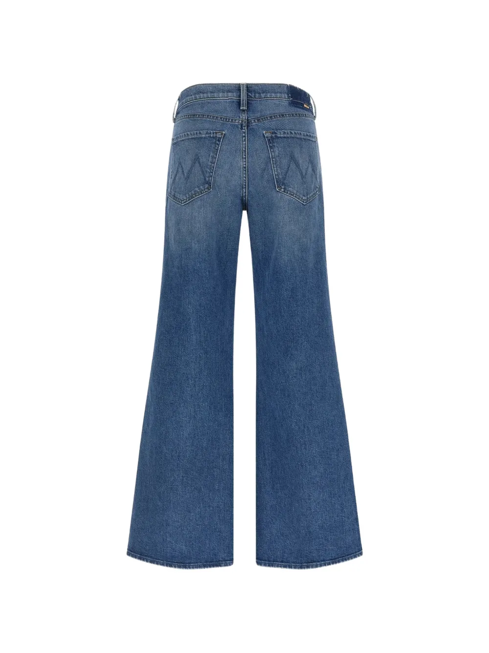 MOTHER The Tomcat Roller Sneak jeans met wijde pijpen Blauw
