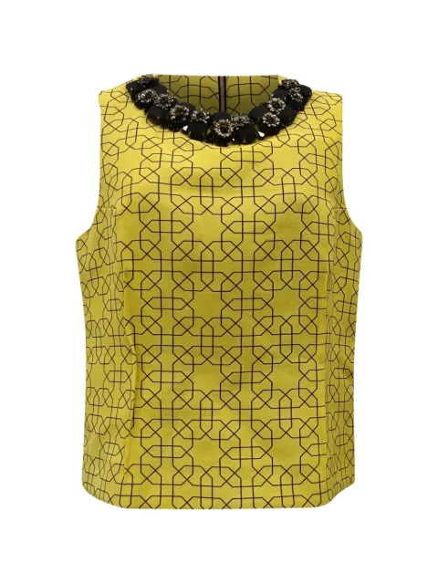 Marni Pre-Owned Top con decorazione 2021