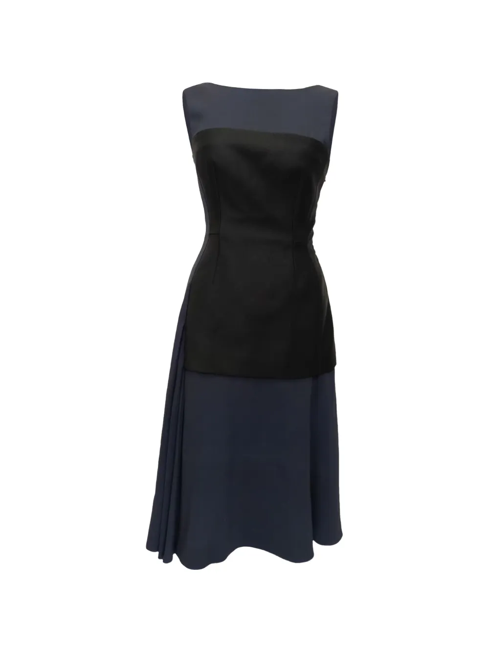 Christian Dior Pre-Owned color-blocked sleeveless dress - Blu