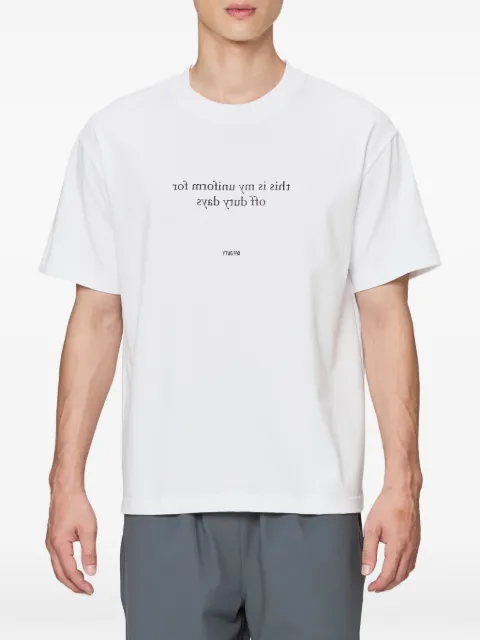 Off Duty slogan-print T-shirt