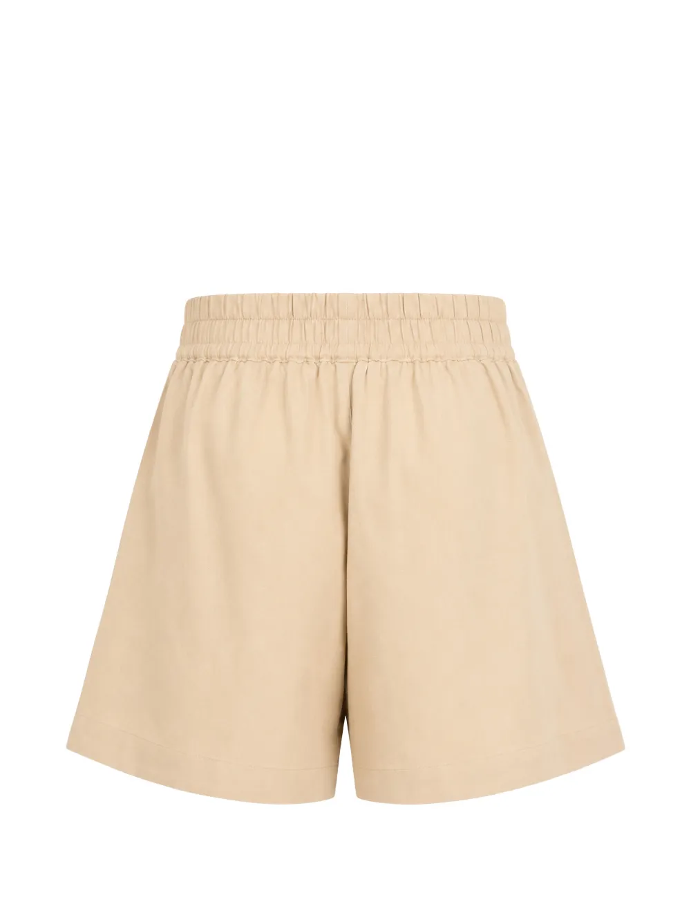 BOSS Shorts met elastische taille en trekkoord Beige
