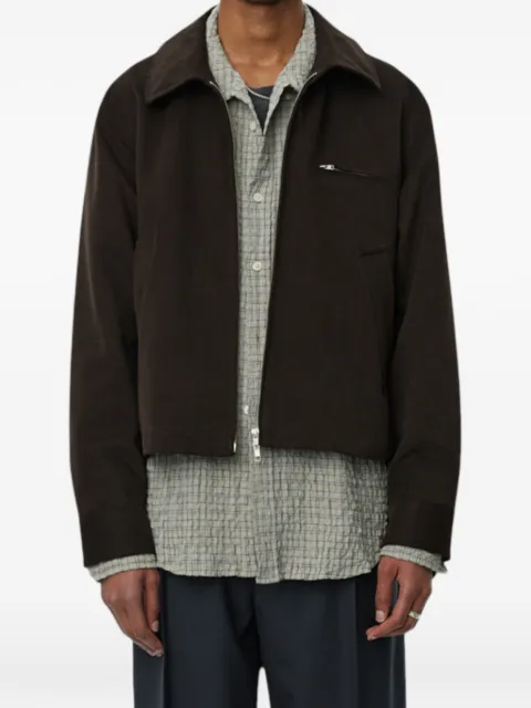 mfpen Postal brushed-cotton jacket