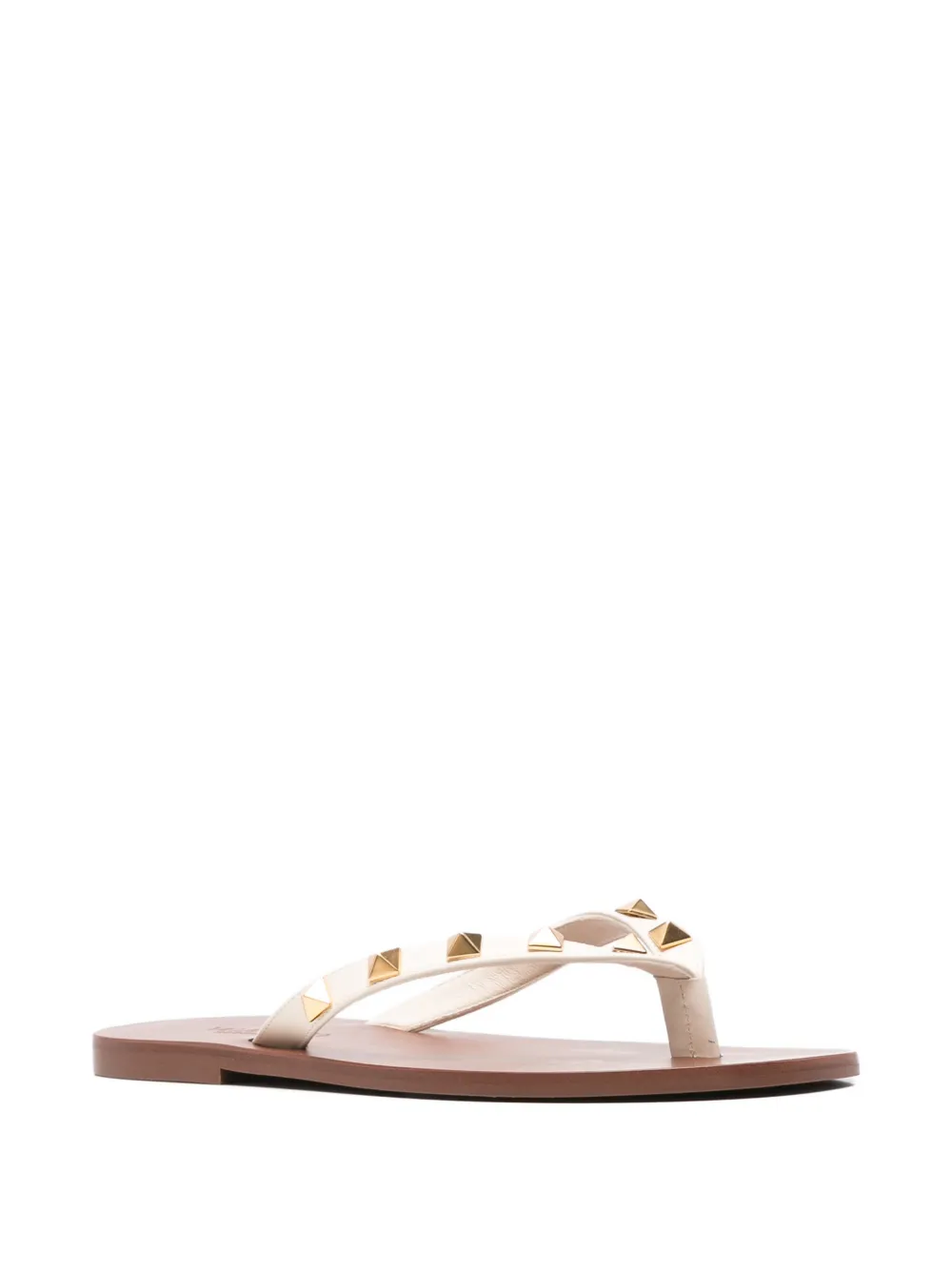 Valentino Garavani Rockstud sandals Beige