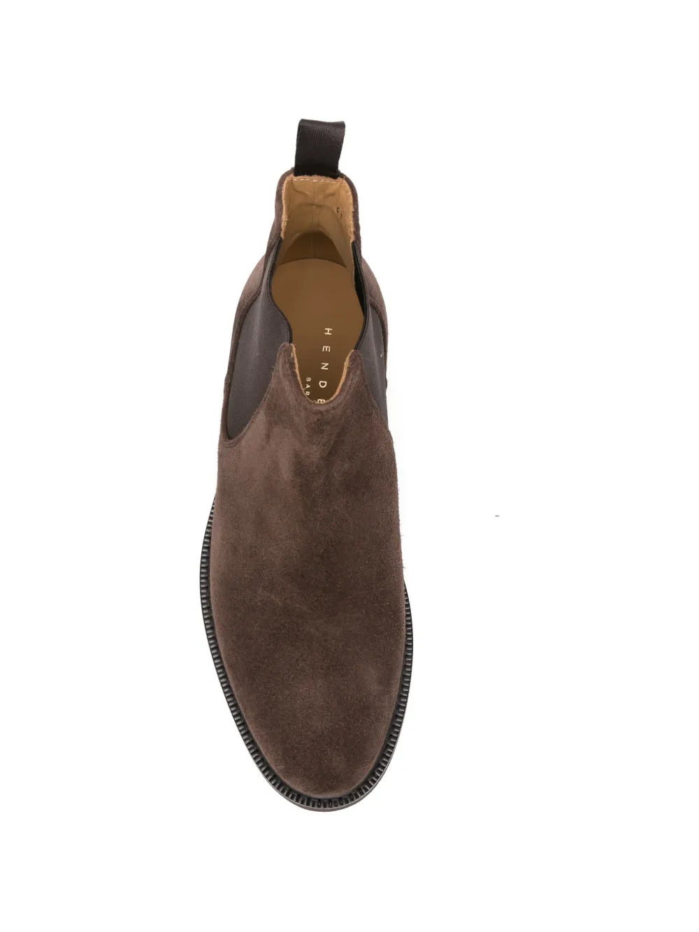Henderson Baracco suede Chelsea boots Bruin