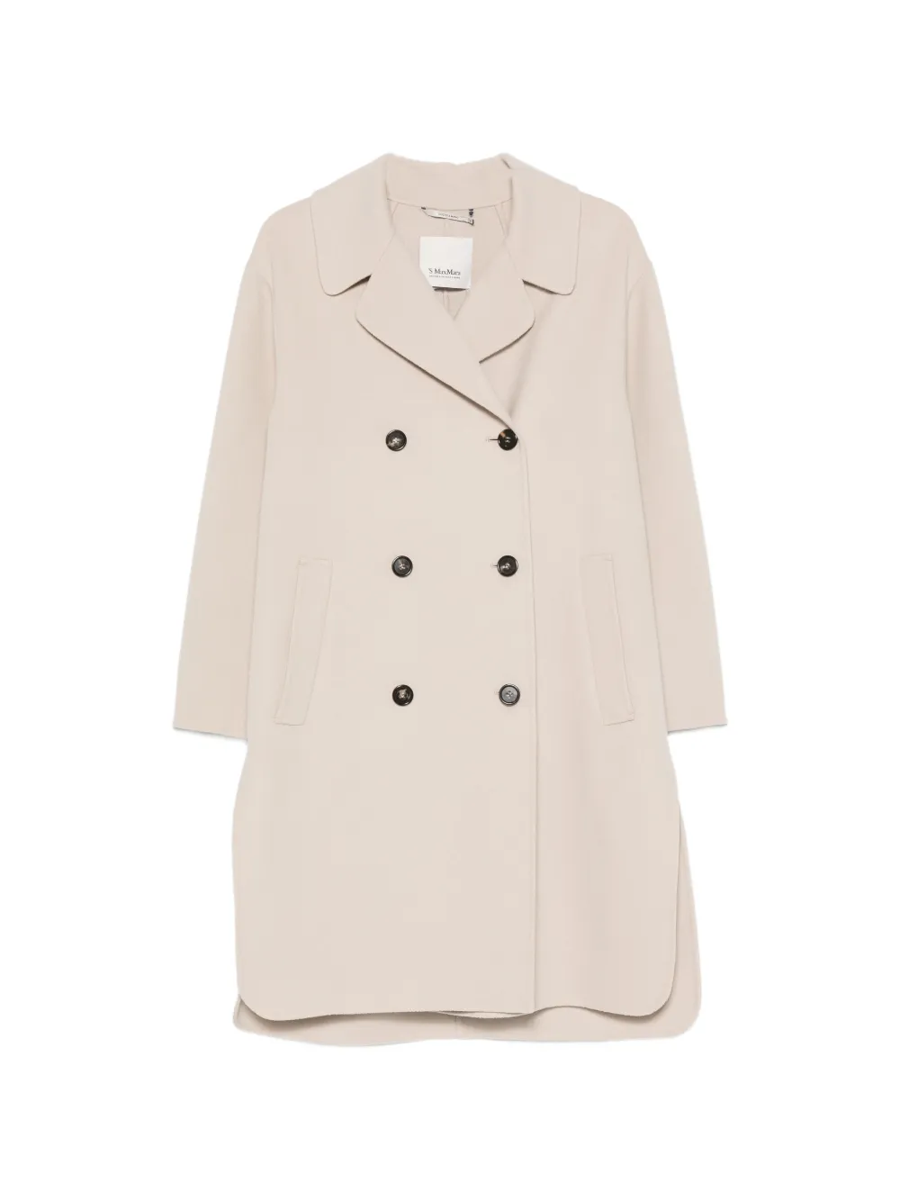 'S Max Mara Magnolia double-breasted coat - Toni neutri