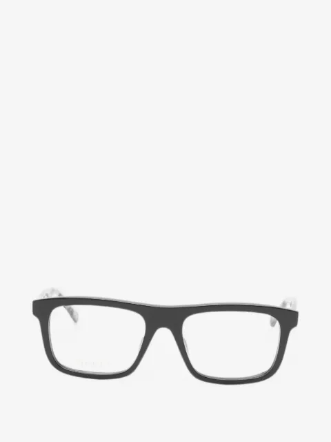 Gucci Eyewear tortoiseshell-effect rectangle-frame glasses