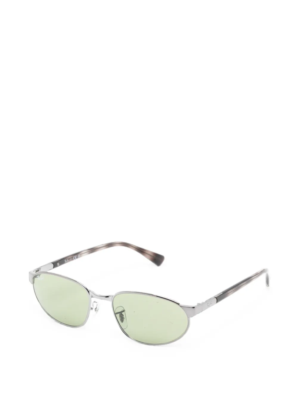 Ray-Ban Zonnebril met ovalen montuur Zilver