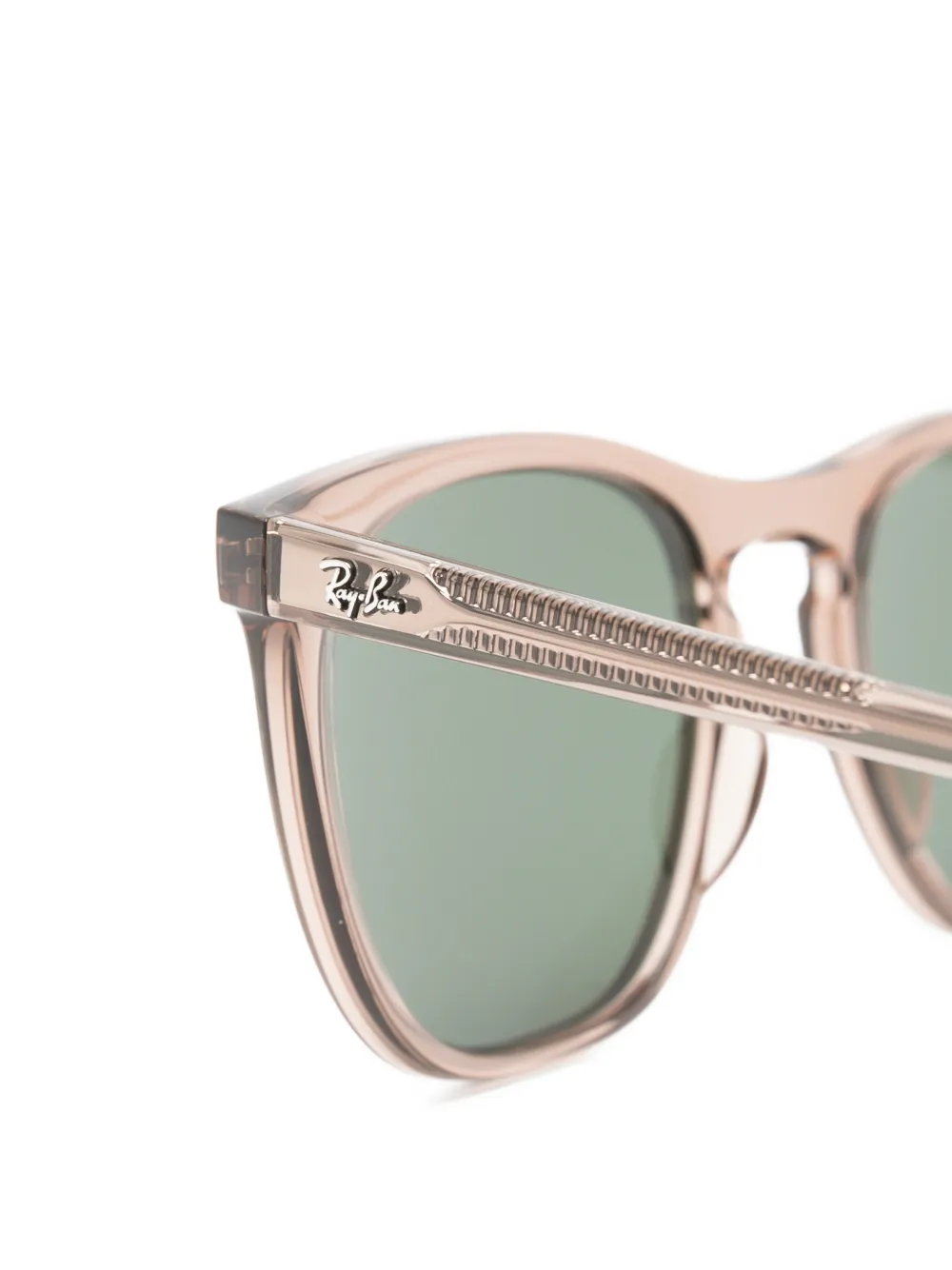 Ray-Ban Zonnebril met vierkant montuur Beige