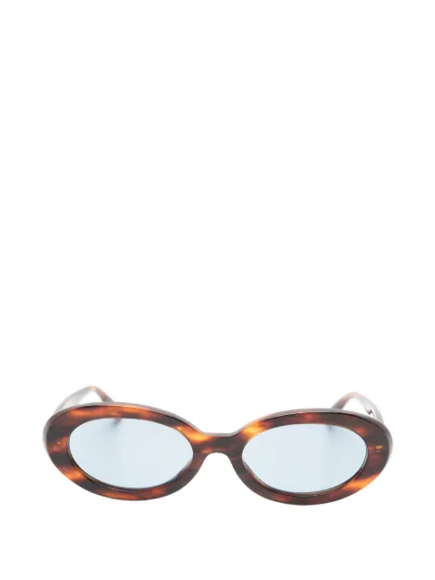 Ray-Ban tortoiseshell-effect oval-frame sunglasses