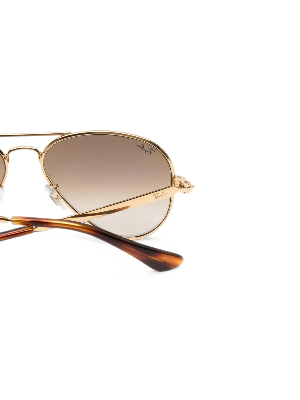 Ray-Ban Zonnebril met piloten montuur Goud