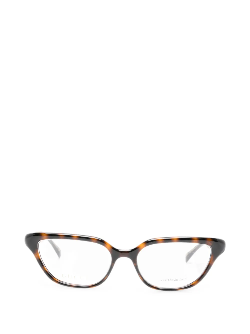 Gucci Eyewear Occhiali cat-eye effetto bambù - Marrone