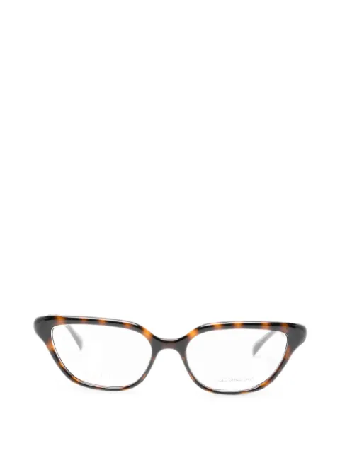 Gucci Eyewear Bamboo-effect cat-eye glasses