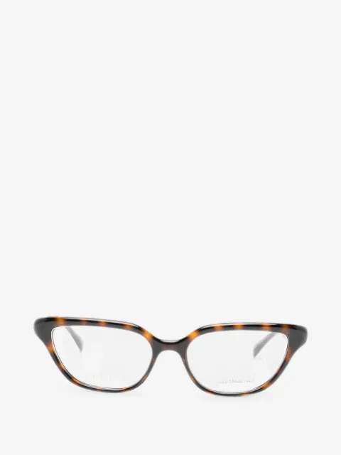 Gucci Eyewear Bamboo-effect cat-eye glasses