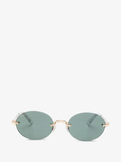 Ray-Ban lentes de sol con armazón ovalado