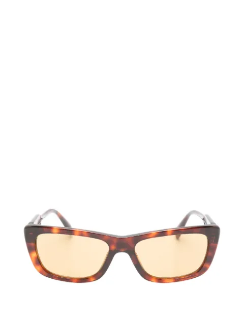 Miu Miu Eyewear tortoiseshell-effect rectangle-frame sunglasses