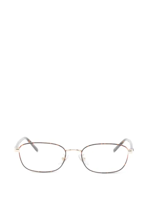 Ray-Ban rectangle-frame tortoiseshell-effect glasses