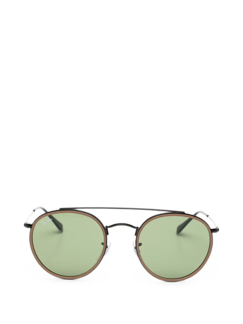 Ray-Ban double-bridge round-frame sunglasses - Nero