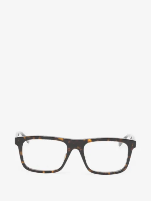 Gucci Eyewear tortoiseshell-effect rectangle-frame glasses