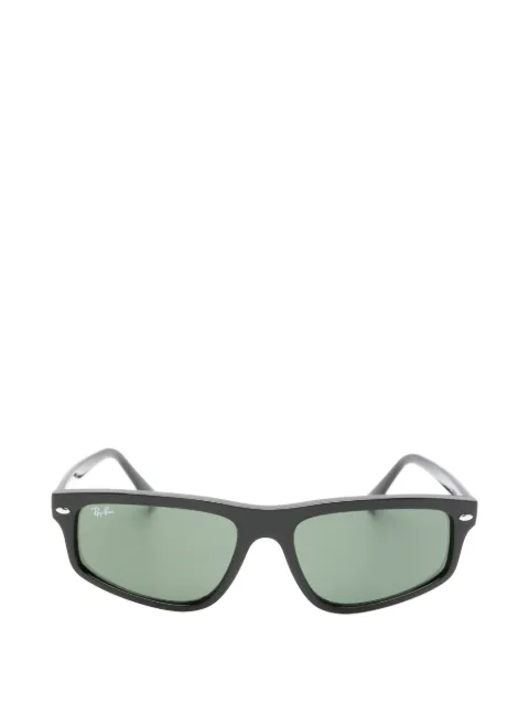 Ray-Ban logo-plaque rectangle-frame sunglasses
