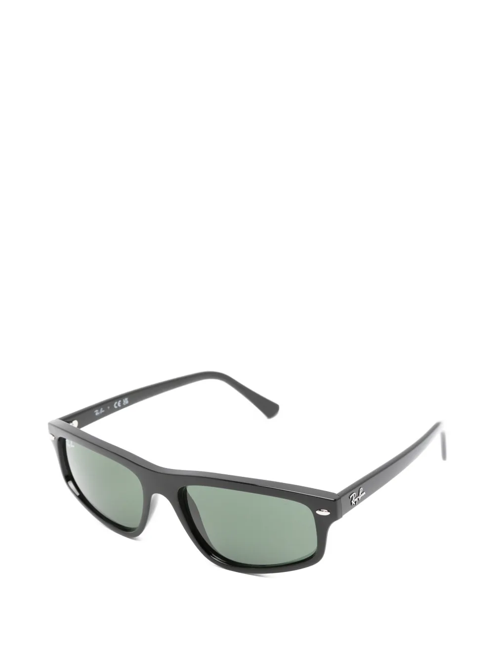 Ray-Ban Zonnebril met rechthoekig montuur Zwart