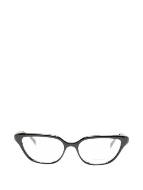 Gucci Eyewear Bamboo-detail cat-eye-frame glasses