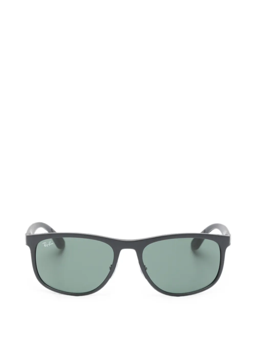 Ray-Ban logo-plaque rectangle-frame sunglasses - Nero