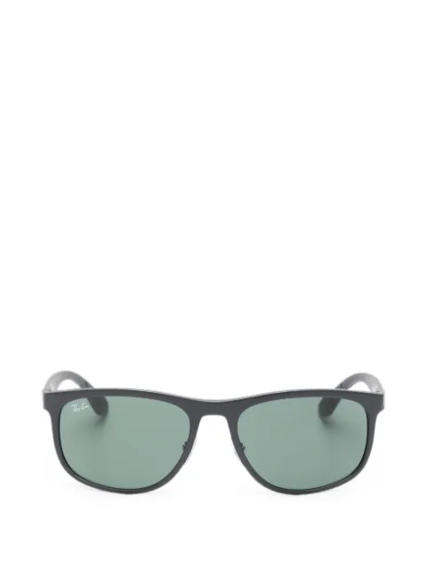 Ray-Ban logo-plaque rectangle-frame sunglasses