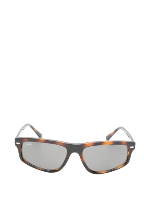 Ray-Ban tortoiseshell-effect rectangle-frame sunglasses