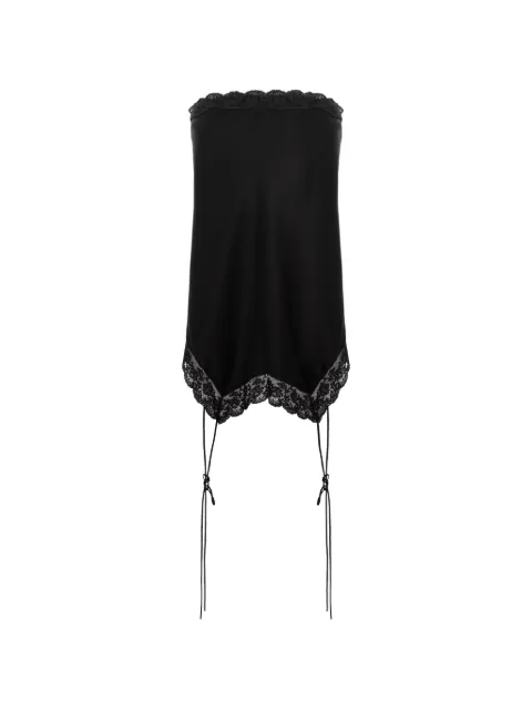 Seen Users Shifted Slip lace-trim top