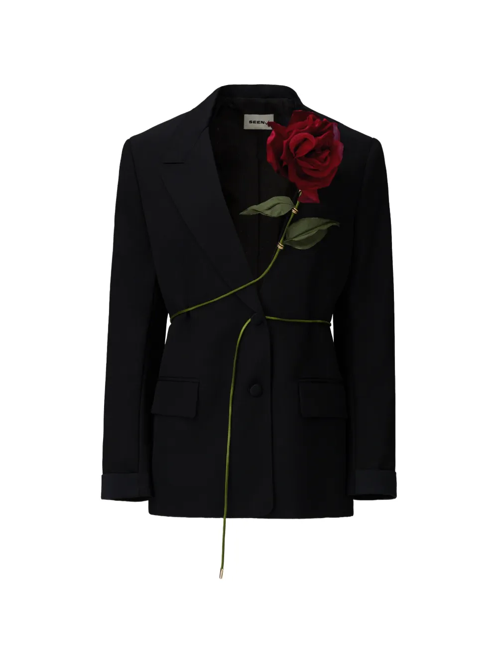 Seen Users Carnivorous Rose blazer - Nero